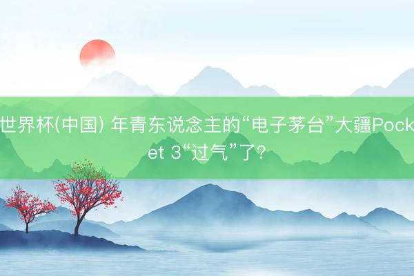 世界杯(中国) 年青东说念主的“电子茅台”大疆Pocket 3“过气”了？